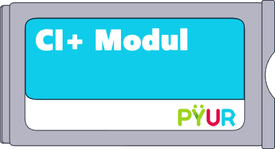 CI+ Modul von Pyur