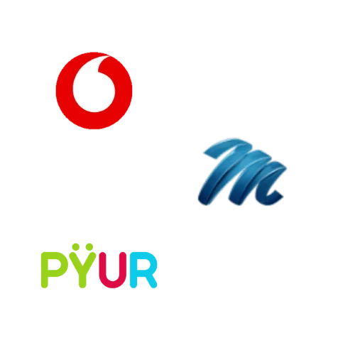 Kabelanbieter PYUR Vodafone M-Net
